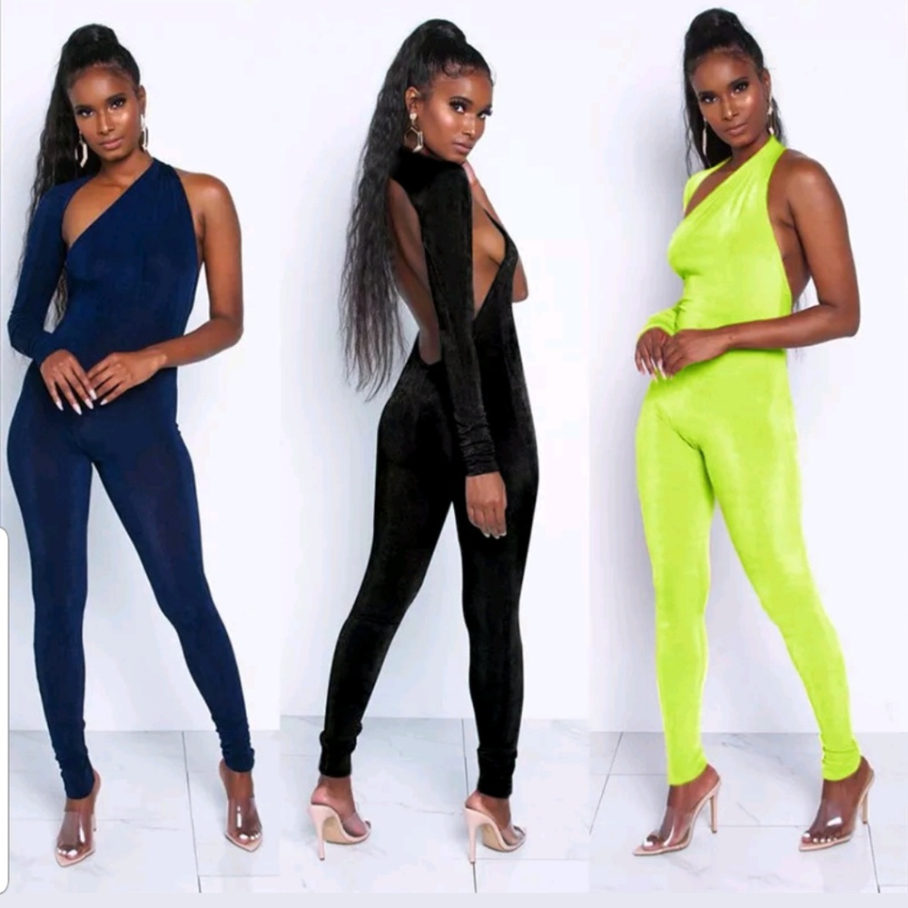 One sleeve Jumpsuit - Picture 3 of 8